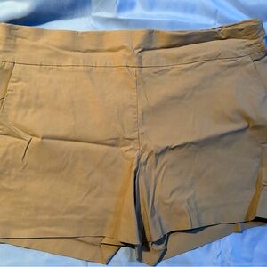 New York & Company High Waist Tan Shorts